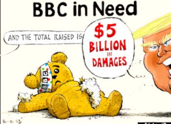 Trump BBC cartoon