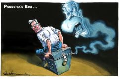 Ballot box cartoon
