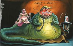 Weak Europe cartoon