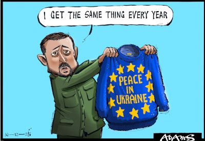 Zelensky jumper cartoon