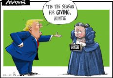 Trump BBC cartoon