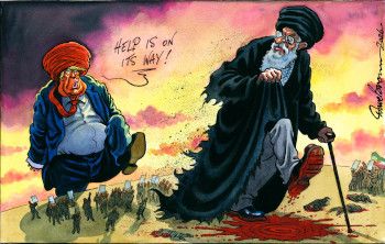 Iran cartoon
