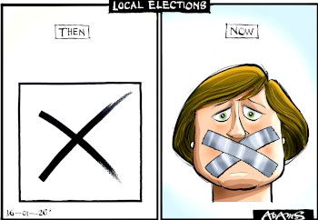 Election cartoon