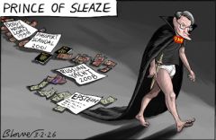 Mandelson sleaze cartoon
