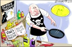 Putin pancake  cartoon