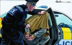 Andrew arrest  cartoon
