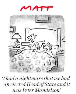 Mandelson president  cartoon