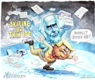 Trump files  cartoon