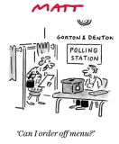 By election  cartoon
