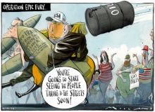 Oil shortage 03 cartoon