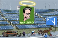Net Zero  cartoon