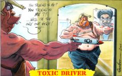 Trump mirror  cartoon