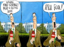 April fool  cartoon