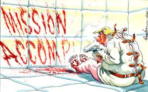 Trump madness  02 cartoon