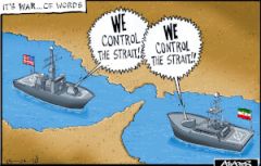 War of words  cartoon