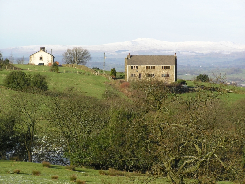 Snow-covered Ingleborough