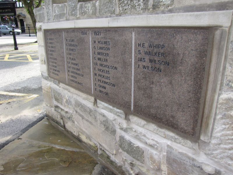 War Memorial new plaques 1