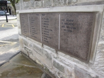 War Memorial new plaques 1