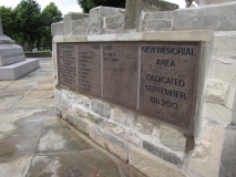 War Memorial new plaques 2