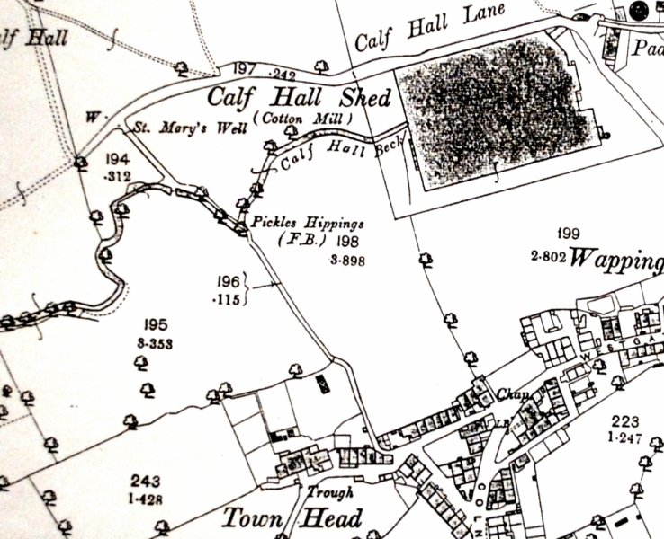Map St Marys well 1892