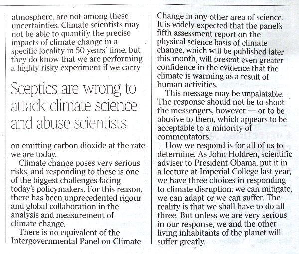 Climate change 2