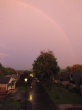 Rainbow after storm