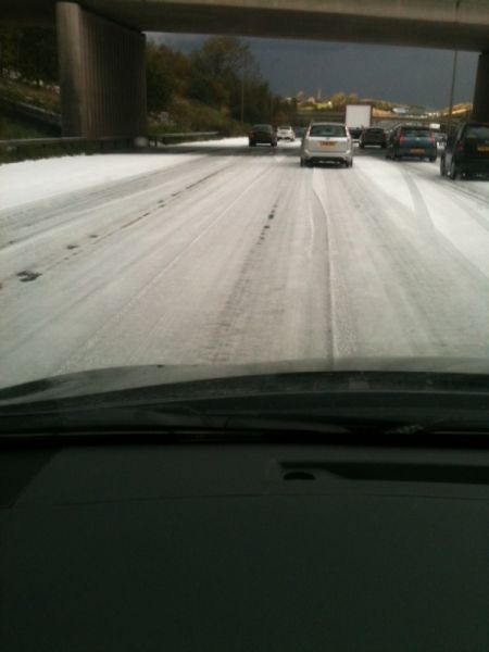 Snow on M60  11112013