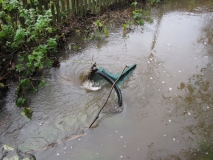 Flooding West Close Oct 2009