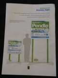 Brand Pendle road sign