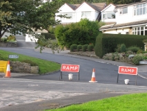 Elm Close work complete
