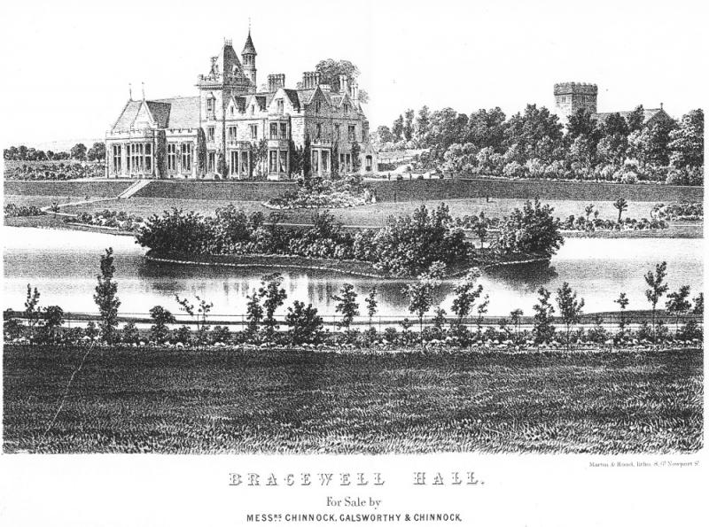 Bracewell Hall 1874sale