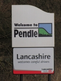 Pendle boundary sign with LCC addition