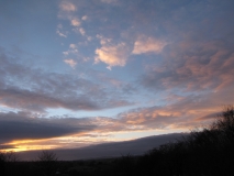 Bank Edge view 18th Feb 2014 sunset