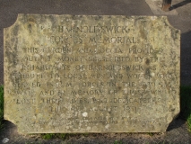 Memorial Gardens plaque
