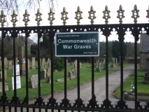 CWGC Sign at Ghyll