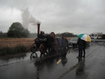 SteamTractionEngineInAprilShowers