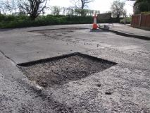 St Marys Ave planed out 10th April 2014