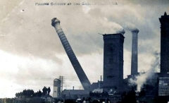 Falling chimneyBarrow Ironworks