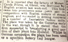 Carel Freres bombing 23rd June 1917