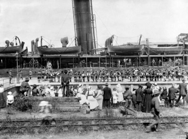 troops beltana brisbane 1917