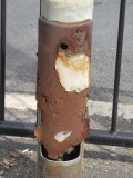 Barnoldswick town centre rotten road signs