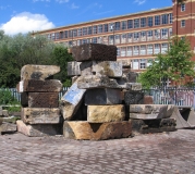 Engine foundation stones Rugby Mill 060714