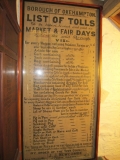 List of tolls - Okehampton Museum