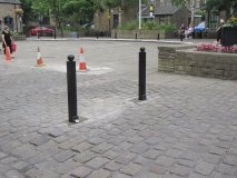 Demountale bollards Town Square