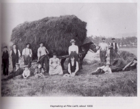Haymaking Pike Laite at Colne c 1900