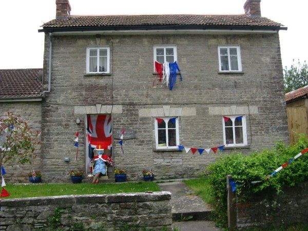 Jubilee front door decoration