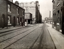 2-The Times Mill, Middleton, early 1920's Lister Mill chimney to the right.