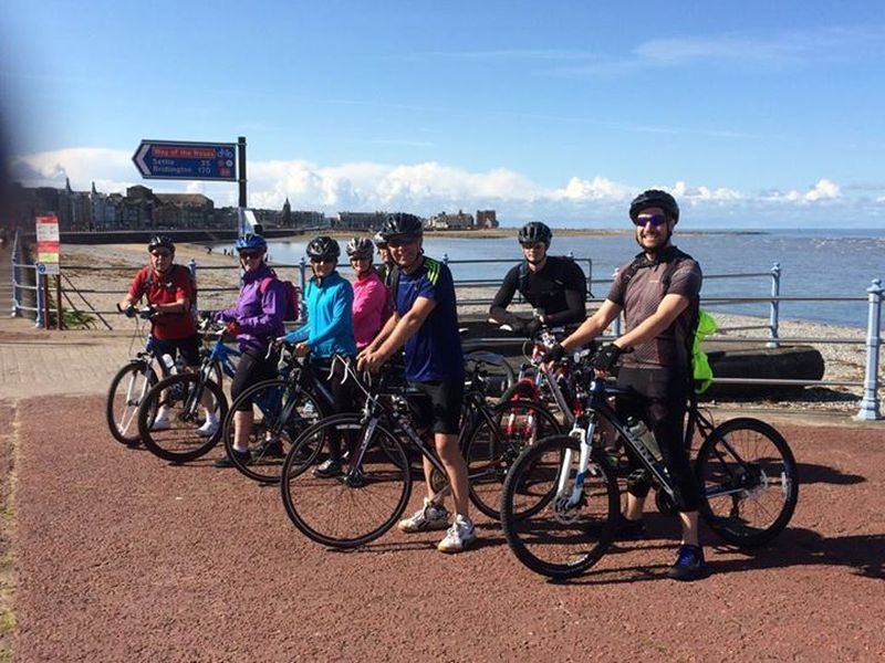Way of the Roses start at Morecambe