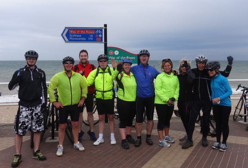 Group at 170 mile mark Bridlington