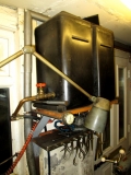Shed cooling oil tank